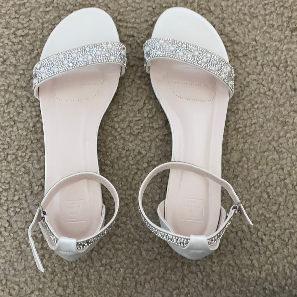 David’s bridal wedding sandals